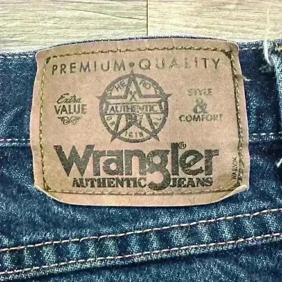 Wrangler Relaxed Fit Straight Jeans Mens Sz 44x30 (Actual 42x30) Casual Cotton - Picture 8 of 9